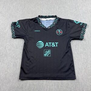 Club America Jersey Kids Youth 8 Black 2021/22 Stadium Third Soccer Training